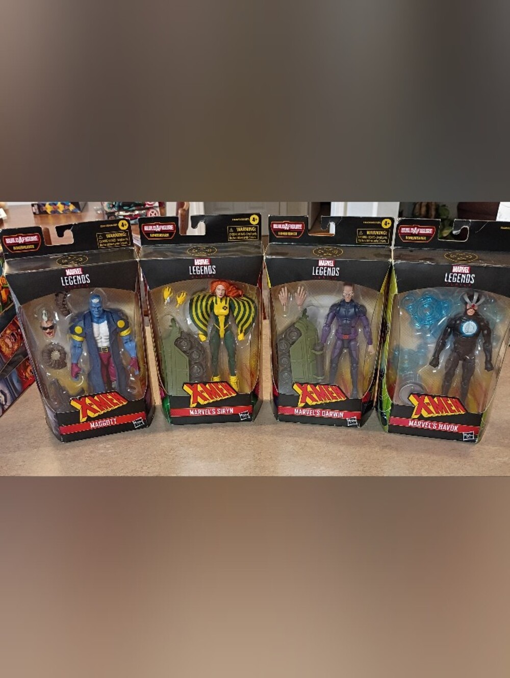 Marvel X-Men Action Figure Set 4 BAF
